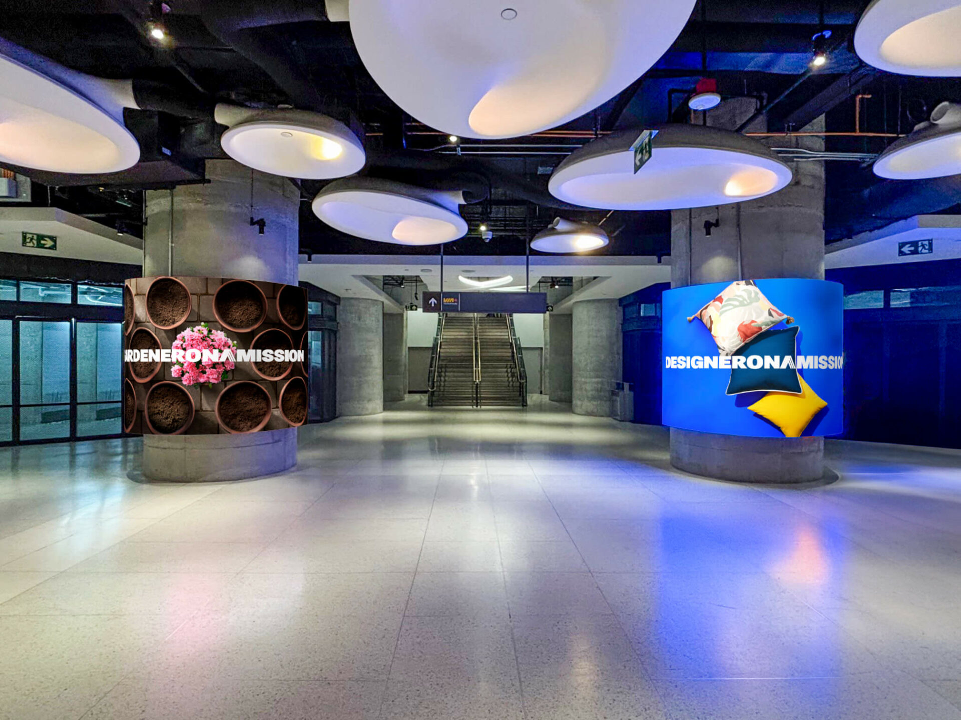 Affichage digital à la Union Station pour la campagne RONA printemps.