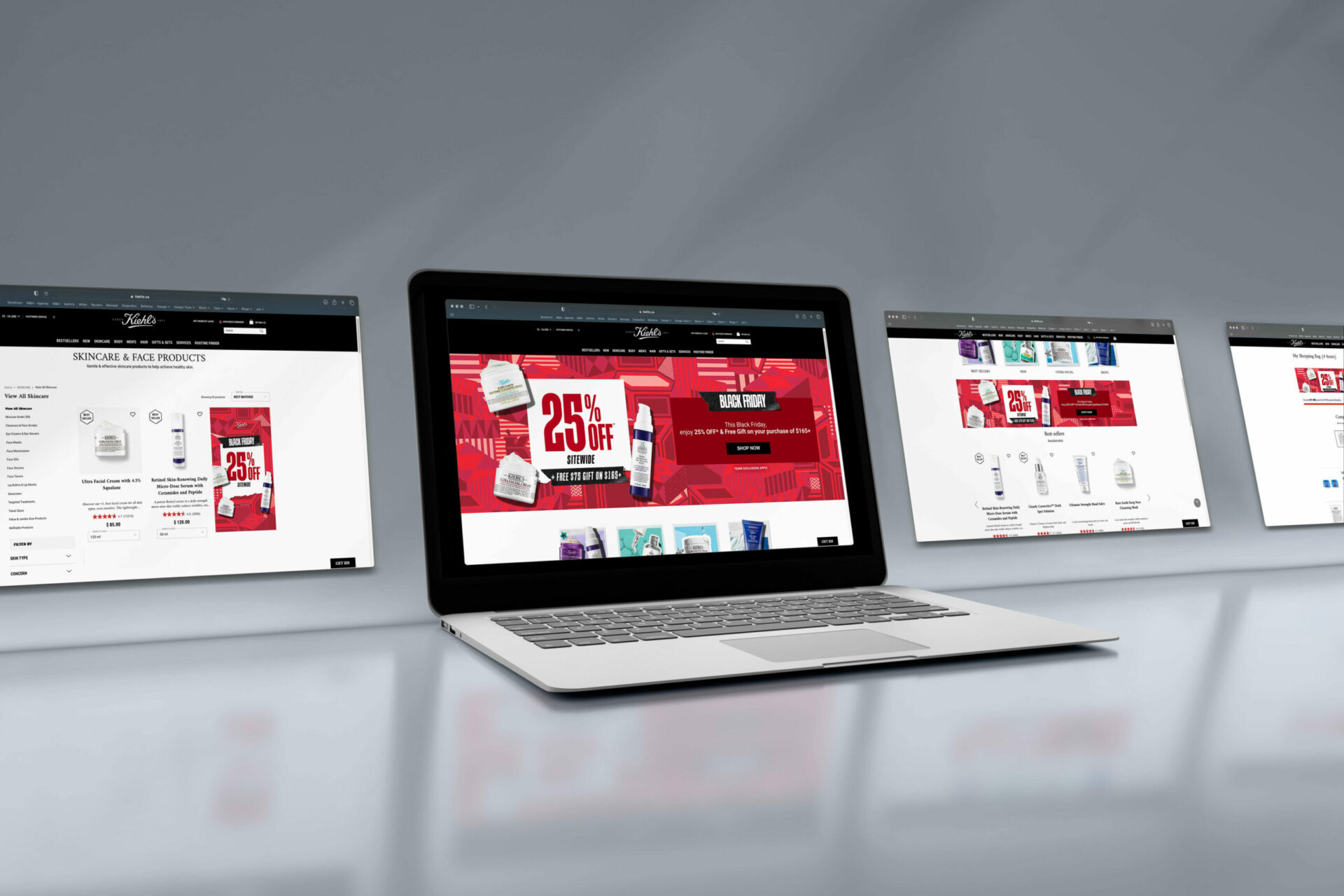 Case study LOreal cybermonth Banners Kiehls scaled