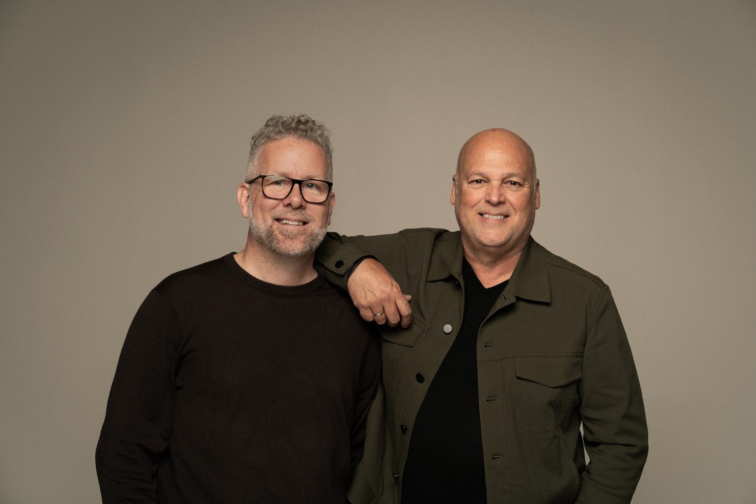 Christian Quennevile avec Daniel Gendron. Photo : Donald Robitaille