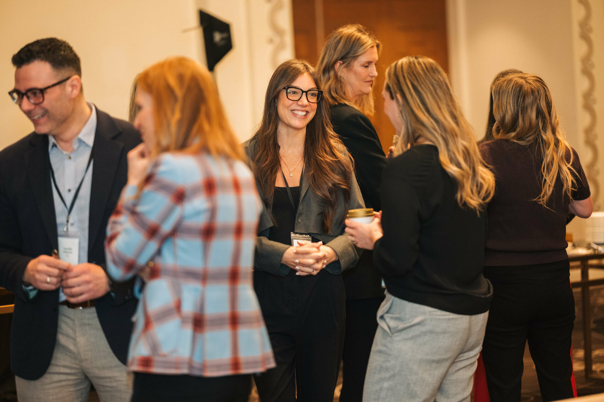 Guests network between sessions at the Vancouver C-Suite Marketing Summit.