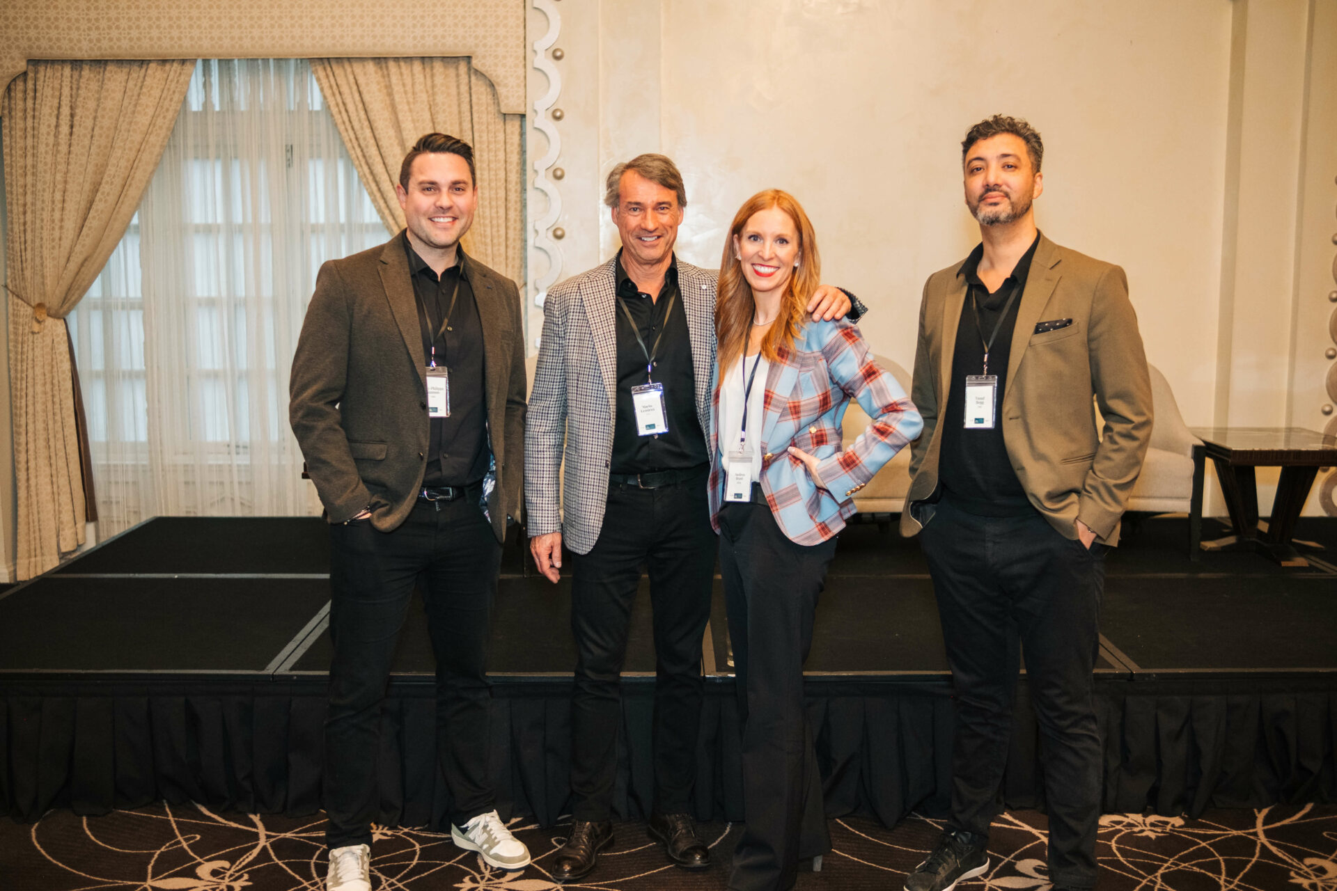 Group photo of the organizers: m&h, DAC, ACA